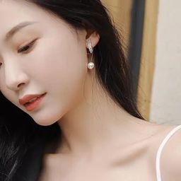ONUYX Gold-Plated Zircon Drop Earrings-32