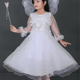 Zenat Girls Costume Embellished Fit & Flare dress-picture-26