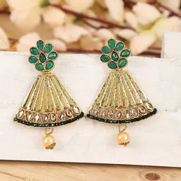 Anouk Triangular Jhumkas Earrings-45