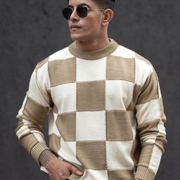 Powerlook Men Checked T-shirt-image-62