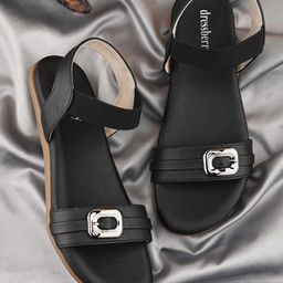 DressBerry Women Open Toe Flats-16