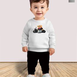 MRS NATURAL Kids Pack Of 2 Graphic Printed Sweatshirt & Joggers-image-68