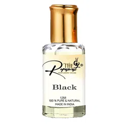 THE RUPAWAT Perfumery House Black Pure & Natural Alcohol-Free Attar - 12 ml-57
