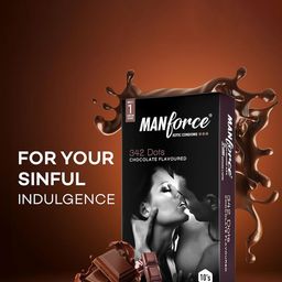 Manforce Men Set Of 12 342 Dots Condom- 10 Pcs Each- Chocolate Flavour image 3