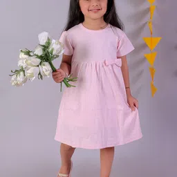 The Mom Store Self Design Round Neck Dress-picture-33