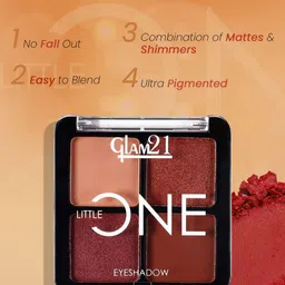 GLAM21 Set Of 2 Little One 4-In-1 Eyeshadow Palette- Portrait Mode 06 & BB Foundation- 03 image 2