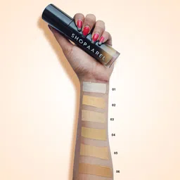 Shopaarel Extra Blend Matte Waterproof & Long Lasting Foundation - 30 ml - Shade - 01 image 5