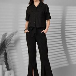 Mast & Harbour Shirt With Trouser Co-Ords-image-49