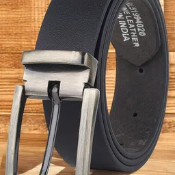 Metronaut Men Textured Leather Formal Belt-image-48