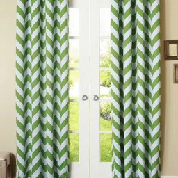 Dekor World Multicoloured Set of 2 Door Curtain-30