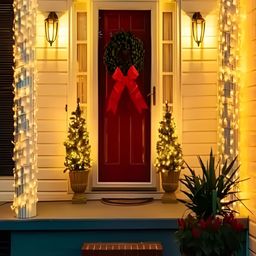 KAVYARA Yellow Rice Shape String Light-48