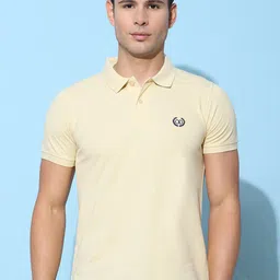 Cloak & Decker by Monte Carlo Men Solid Polo Collar T-shirt-image-95