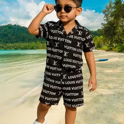 FASHION GRAB Boys Printed Shirt with Shorts-image-98