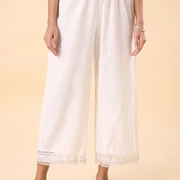 RANGMANCH BY PANTALOONS Women Pleated Culottes Trousers-37