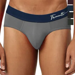 FREECULTR Pack Of 5 Men Anti Bacterial Micromodal Basic Briefs-23