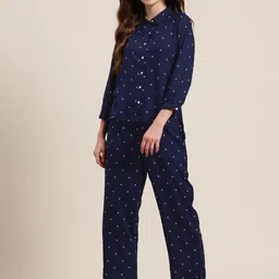 HERE&NOW Geometric Printed Shirt & Trousers Co-Ords Set-picture-18