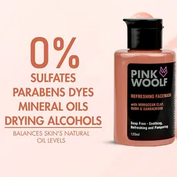 PINK WOOLF Set Of 3 Pampering Refreshing & Cooling Face Wash-120ml Each image 3