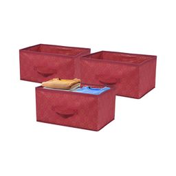 Aura Maroon Set of 3 Regular Drawer Organiser Organisers-67