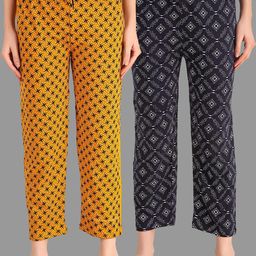 TRENDY WORLD Pack of 2 Printed Pyjamas-image-81