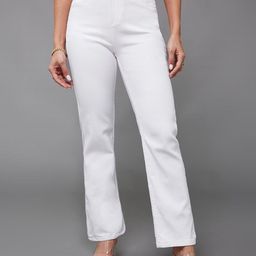Miss Chase Women Straight Fit High-Rise Light Fade Stretchable Jeans-picture-19