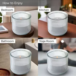 UMAI Transparent 1 pieces Jar Candle image 4