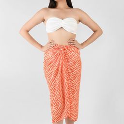 Blissence Women Animal Printed Cover Up Sarong-image-50