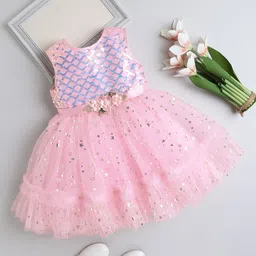 The Magic Wand Embellished Fit & Flare Dress-image-54