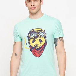 LYCOS Men Graphic Printed Round Neck Cotton T-shirt-image-46