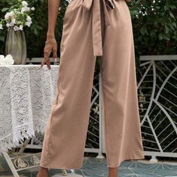 StyleCast Women Regular Fit Pleated Culottes Cropped Trousers-image-52