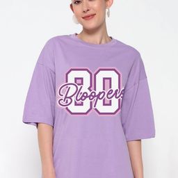 Bloopers Store Women Typography Printed T-shirt-image-86