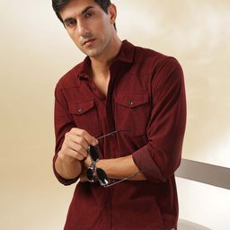 HERE&NOW Men Opaque Casual Shirt-picture-9