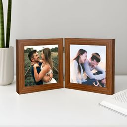 Art Street Brown 2 Pieces Wooden Table Photo Frames-32