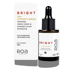 R.O.A Skincare Bright 10% Vitamin C Face Serum For Pigmented Or Tan Skin - 30 ml-19