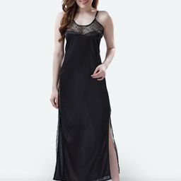 Dreambe Women Shoulder Straps Satin Baby Dolls-picture-6