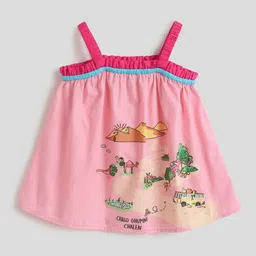 Somersault Print A-Line Dress-47
