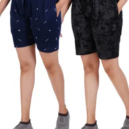 GUIDE Women Printed Shorts-image-87