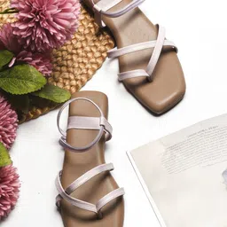 Try Me Women Ethnic Open Toe Flats-10