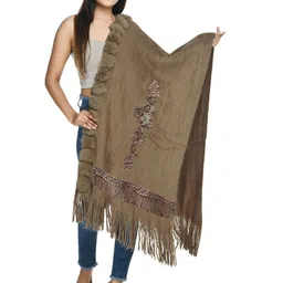 Manra Embroidered Shawl-15