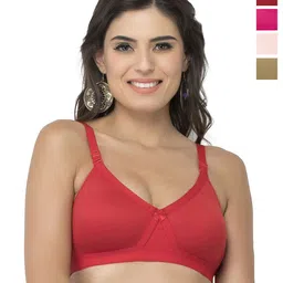 College Girl Pack of 4 Full Coverage Lightly Padded Bra-picture-4