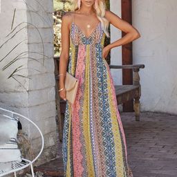 LULU & SKY Print Maxi Dress-image-24