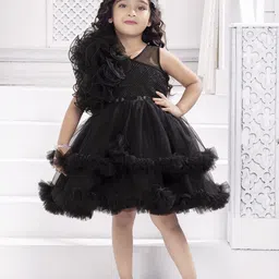 Ministitch Girls Net Fit & Flare Dress-picture-5