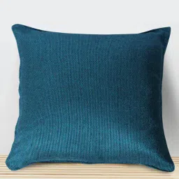 faburaa Blue Solid Jute 20 x 20 Inches Cushion Covers (Set of 5)-picture-10