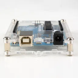 Uno R3 compatible with Arduino + Cable + Transparent acrylic case for Uno R3 image 2