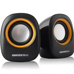 Earise AL-101 3.5mm Mini Computer Speakers, Powered by USB-15