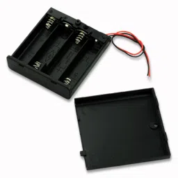 4 x 1.5V AAA battery holder with cover and On/Off Switch-13