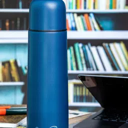 Servewell Graffe Blue Stainless Steel Vacuum Flask - 750 ML-image-73