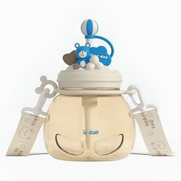 Little Surprise Box LLP White & Cream-Coloured Single Tritan Printed Water Bottle-5