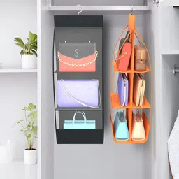 Aura Black & Orange 2 Pieces Regular Magazine Hanging Organisers-20