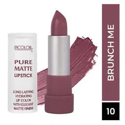 INCOLOR Long Lasting & Hydrating Pure Matte Lipstick - Brunch Me 10-51