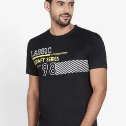 Wildcraft Men Black Printed T-shirt-image-68